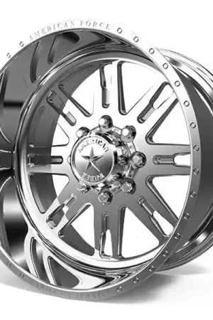 American Force Forged Wheels Bishop H32 Polished 20x10 -25mm Offset 5x127 (5x5) Best Seller