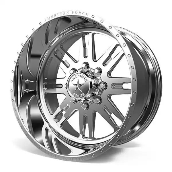 American Force Forged Wheels Bishop H32 Polished 20x10 -25mm Offset 5x127 (5x5) Best Seller