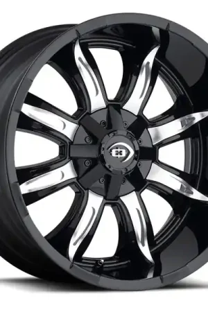 Vision Wheels Manic 423 Gloss Black Machined Face 20x10 -25mm Offset 5x150 Mega Sale