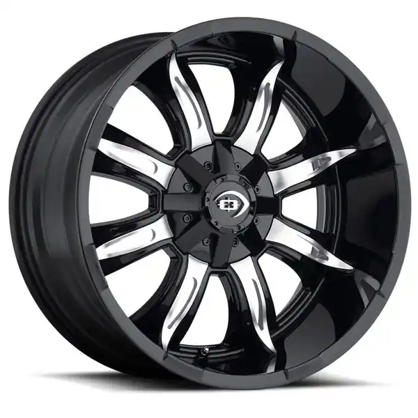 Vision Wheels Manic 423 Gloss Black Machined Face 20x10 -25mm Offset 5x150 Mega Sale