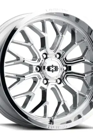 Limited Time Vision Wheels Riot 402 Chrome 20x12 -51mm Offset 8x180