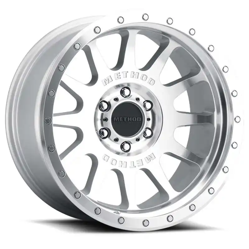 Discount Method MR605 NV 20x10 -24mm Offset 8x6.5 121.3mm CB Machined/Clear Coat Wheel