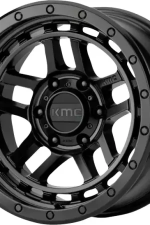KMC Wheels Recon KM540 Satin Black 17x8.5 18mm Offset 6x120 One Day Deal