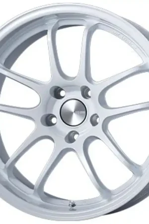 Enkei PF01EVO 17x9 0mm Offset 5x114.3 75mm Bore Pearl White Wheel Special Order / No Cancel Free Shipping