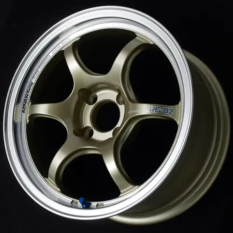 Advan RG-D2 16x8.0 +38 4x100 Machining and Champagne Gold Wheel Brand New