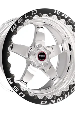 Affordable Weld S71 Beadlock Wheels - 15x10.33 RT-S 5X115mm Conical Lugs, 6.5BS - Polished