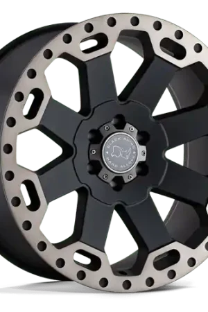 BR WARLORD 17X9 8X165 -12 122 M-BLK DDT Trusted Brand