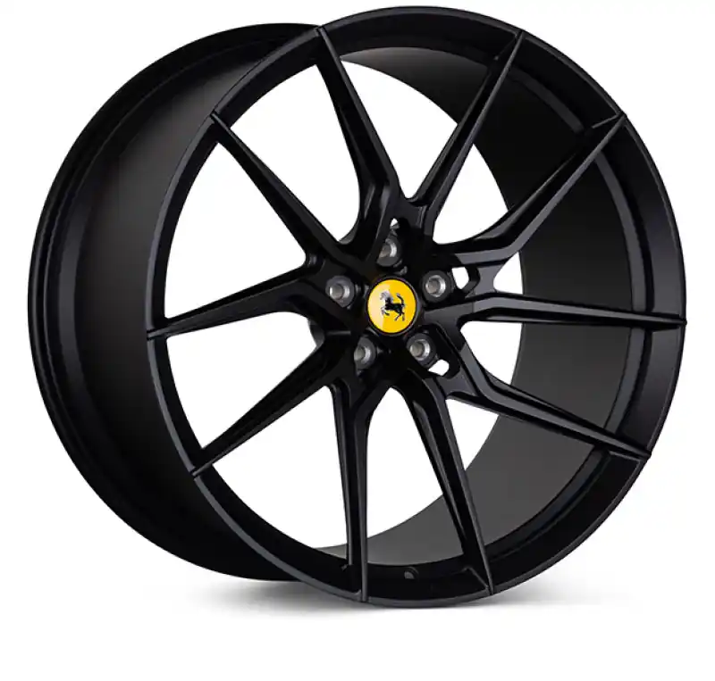 Vossen x Novitec NF8 21x11.5in - 5x114.3 BP - ET29 - Satin Black Ferrari 296 Rear Wheel Premium