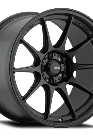 Konig Dekagram 18x9.5B 5x120 ET22 Semi-Matte Black Time-Limited
