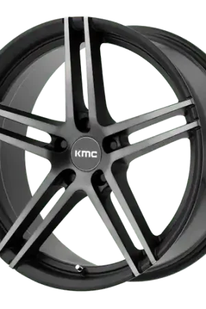 KM703 20X9 5X112 S-BLK TITAN FACE 38MM Fast Shipping