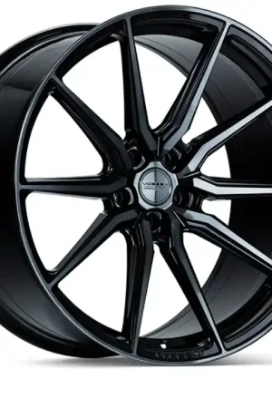 While Supplies Last Vossen HF-3 20x10.5 / 5x112 / ET45 / Deep Face / 66.5 - Double Tinted - Gloss Black Wheel