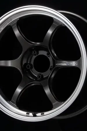 Money Back Guarantee Advan RG-D2 18x9.0 +43 5x114.3 Machining and Black Gunmetallic Wheel