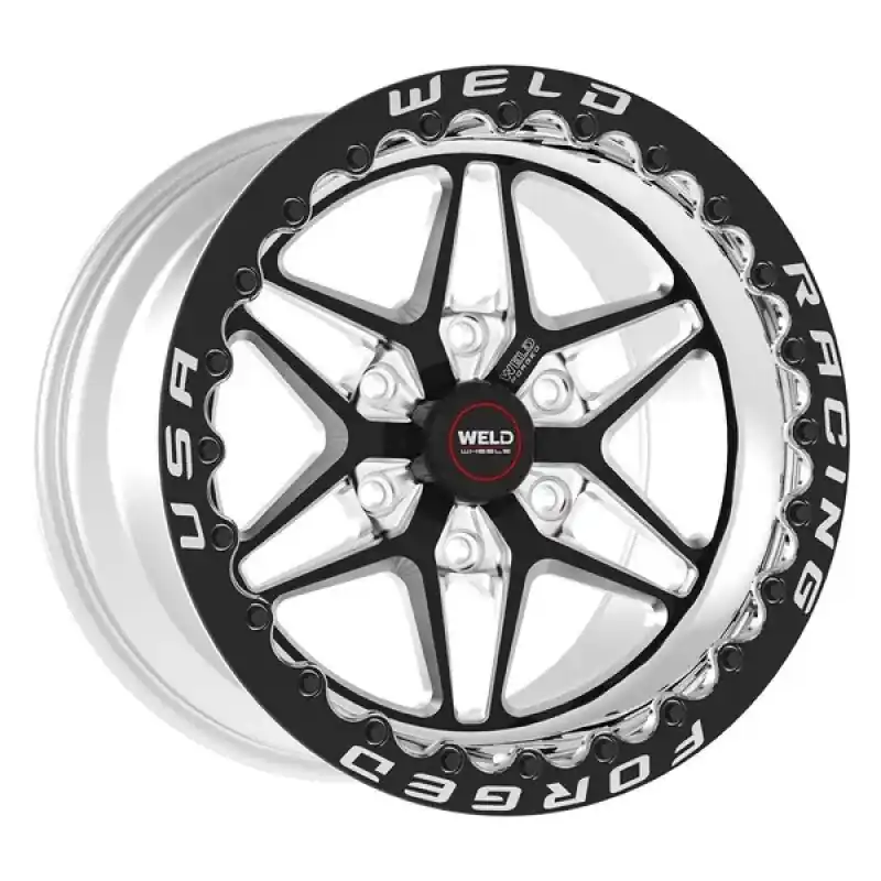 Fan Favorite Weld S81 17x10 / 5x4.75 BP/ 7.2in. BS (43mm Offset) Black Wheel 3.18 ID (High Pad) - Single Beadlock