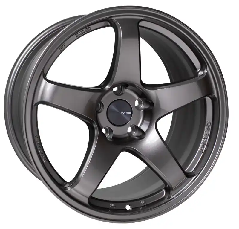 Clearance Enkei PF05 18x9 38mm 5x114.3 75mm Bore Dark Silver Wheel