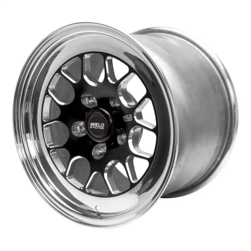 One Day Deal Weld S77 15x10.33 / 5x4.75 BP / 7.5in. BS Black Wheel (Low Pad) - Non-Beadlock