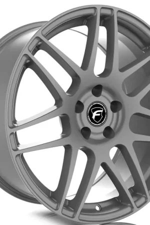 Forgestar F14 Drag 18x5.0 / 5x114.3 BP / ET-23 / 2.125in BS Gloss Anthracite Wheel Direct From Factory