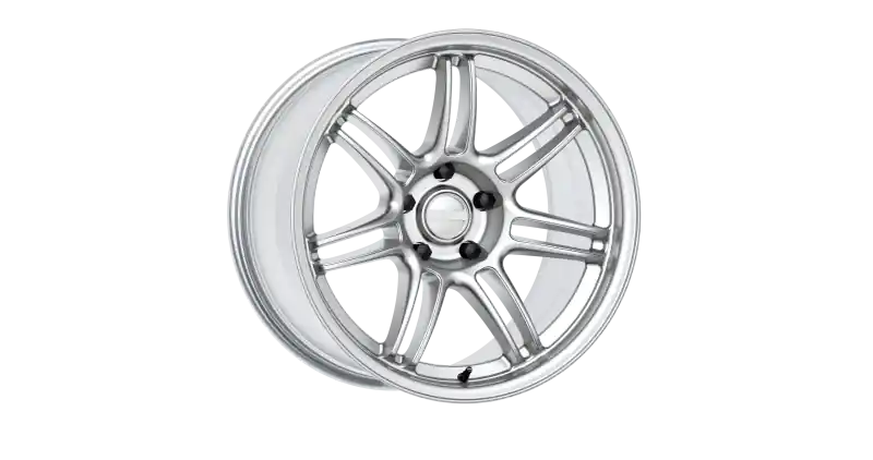 Kansei K17H Seven 18x10.5in / 5x120 BP / 12mm Offset / 72.6mm  Bore - Hyper Silver Buy Direct