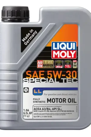 Trusted Brand LIQUI MOLY 1L Special Tec LL Motor Oil SAE 5W30