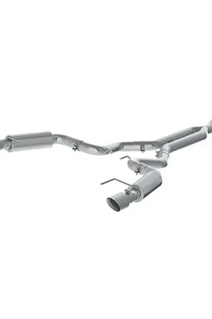 Shop Now MBRP 15-19 Ford Mustang EcoBoost 2.3L Alum 3in Cat Back Dual Split Rear Exit (Race Version)