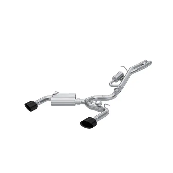 MBRP 17-20 Audi RS3 2.5T T304 SS 3in Cat-Back Dual Split Rear w/ Oval Black Chrome Tips Modern