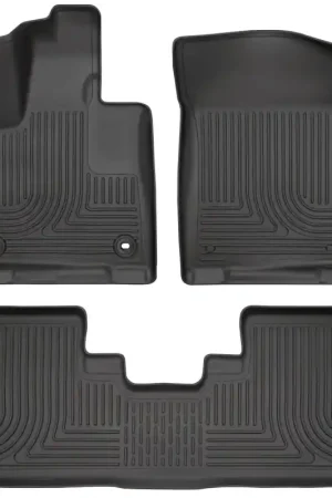 Buy Online Husky Liners Weatherbeater 16-17 Lexus RX350 / 16-17 RX450H Front & 2nd Seat Floor Liners - Black
