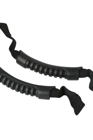 Viral Rugged Ridge Front Headrest Grab Handles Black 07-20 JK/JL/JT