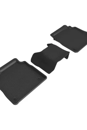 Fan Favorite 3D MAXpider 18-23 Lexus LS Kagu Black Floor Mats - R2