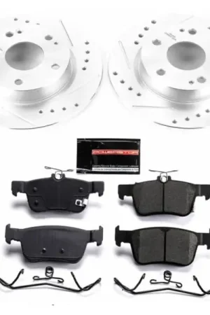 Luxury Power Stop 16-19 Honda Civic Rear Z23 Evolution Sport Brake Kit