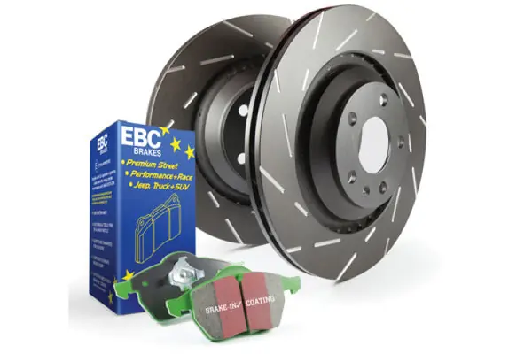 Premium EBC S2 Brake Pad and Rotor Kit