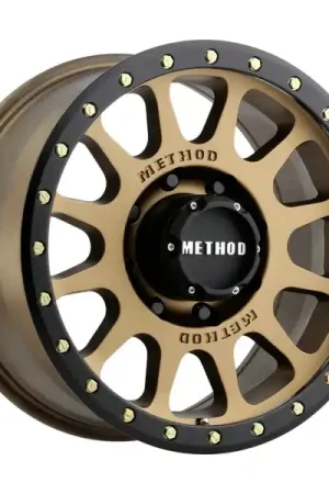 Crafted Method MR305 NV 18x9 +18mm Offset 8x170 130.81mm CB Method Bronze/Black Street Loc Wheel
