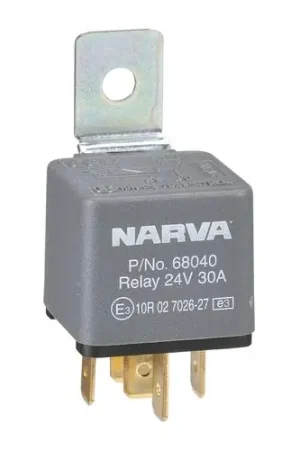 Brand New Narva 68040BL 24V 30A Normally Open 5 Pin Relay with Diode