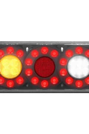 Warranty Included LED Autolamps 3851ARWM-2 Rear Combination Lamp Set