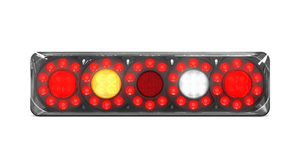 Warranty Included LED Autolamps 3851ARWM-2 Rear Combination Lamp Set