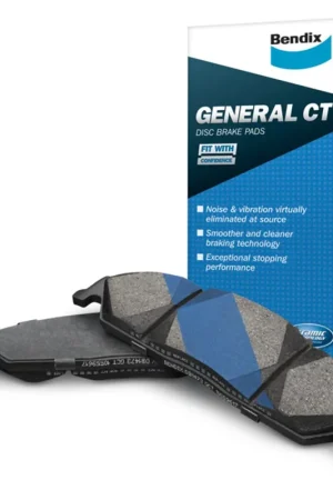 Crafted Bendix GCT General Purpose Ceramic Brake Pads - DB2458GCT