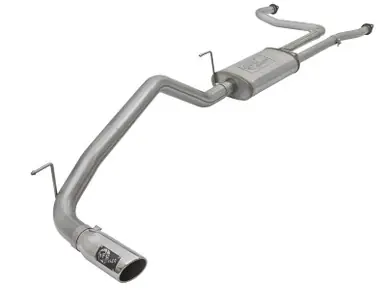 aFe MACH Force-Xp 2-1/2in Cat-Back Exhaust System w/ Polished Tip 16-17 Nissan Titan XD V8 5.6L - 49-46125-P Genuine