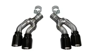Corsa 16-17 Cadillac CTS-V 2.75in Inlet / 4.0in Outlet Black PVD Tip Kit (For Corsa Exhaust Only) - 14359BLK Wholesale