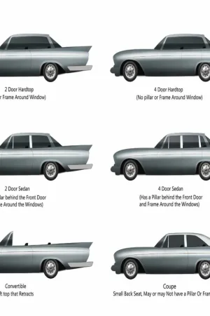 Trending Hood Insulation Pad for Chrylser Dual Ghia 1960 Fiberglass Flat Gray/Black Front