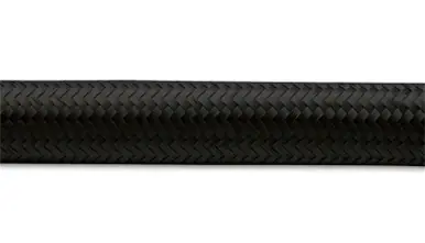 Vibrant -10 AN Black Nylon Braided Flex Hose (2 foot roll) - 11960 Same Day Shipping