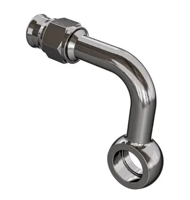 Handmade Goodridge 90 Deg Side Banjo for 3/8 or M10 Bolt - P5099S-03C