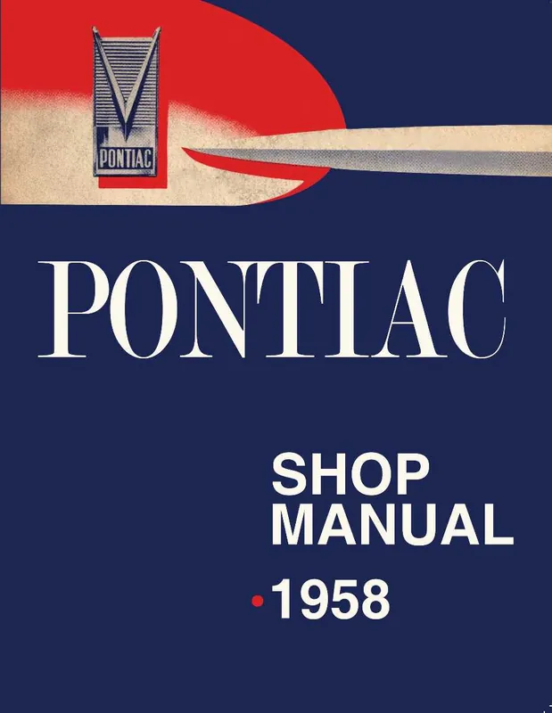 Trusted Brand Service Manual for 1958 Pontiac