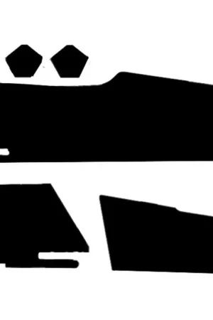 Free Returns Trunk Side Panel Board 5pc for 1966-1967 Dodge Charger 2 Door Hardtop Black