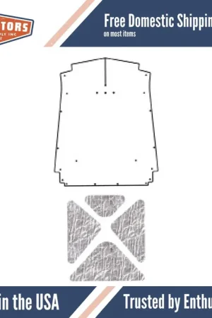 Hood Insulation Pad Heat Shield for 1958 Chevrolet Under Hood Cover Smooth Affordable