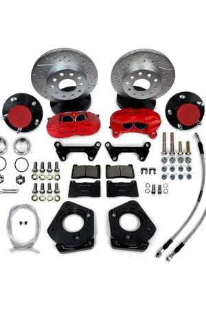 Bulk Order Baer Brakes 4261654FR Baer Brakes 11" SS4 Alum Hub, Front Brake Kit, Fire Red, SDZ