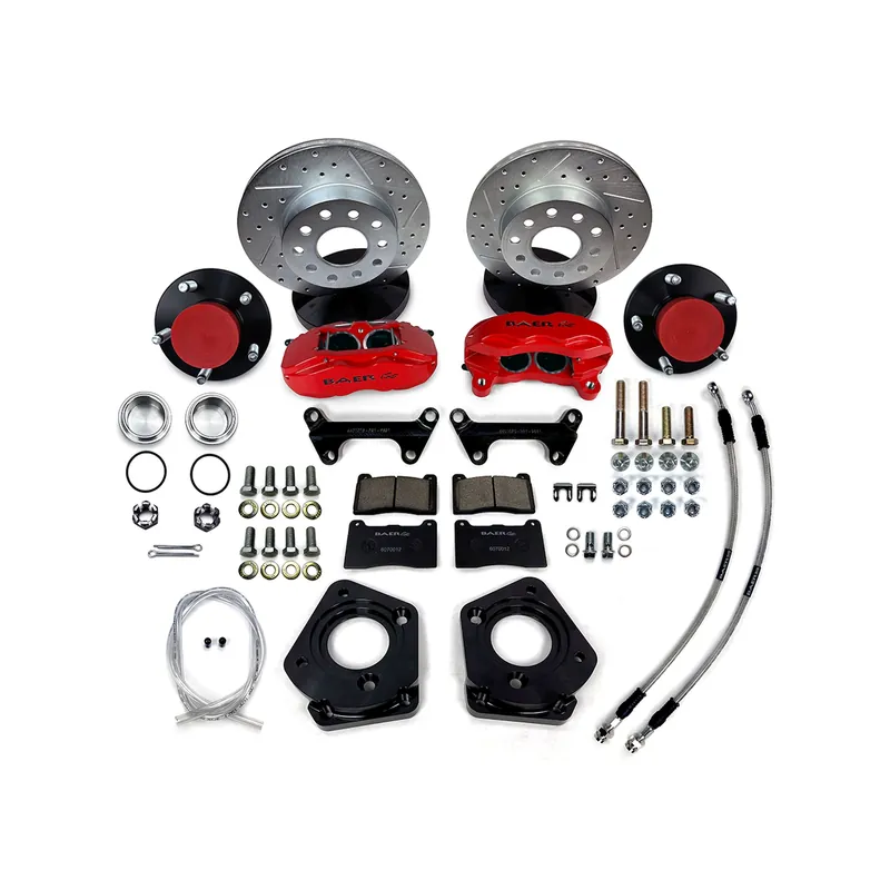 Bulk Order Baer Brakes 4261654FR Baer Brakes 11" SS4 Alum Hub, Front Brake Kit, Fire Red, SDZ
