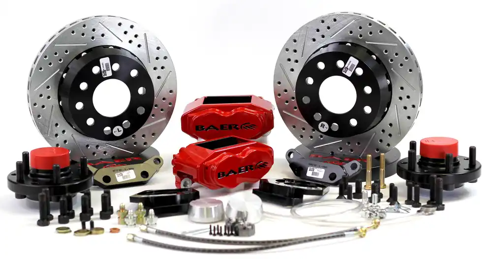 Baer Brakes 4261360MG-X1 Baer Brakes 11" SS4+ Front Brake Kit, Monster Green, SDZ, ARP Studs Don’t Miss Out