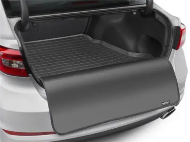 Flash Sale WeatherTech 13-18 VW Beetle Cargo Liner w/Bumper Protector-Black (Trim Allows Fitment w & w/o Trunk) - 40749SK