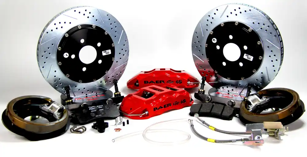 Baer Brakes 4302270CY-1 Baer Brakes 14" Extreme+ Rear Brake Kit, Comp Yellow, Slot Free Returns