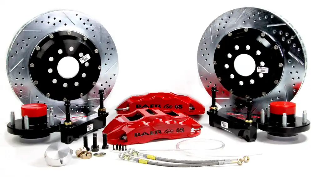 Same Day Shipping Baer Brakes 4301628FR Baer Brakes 15" Extreme+ Front Brake Kit, Fire Red, SDZ, Std. Studs
