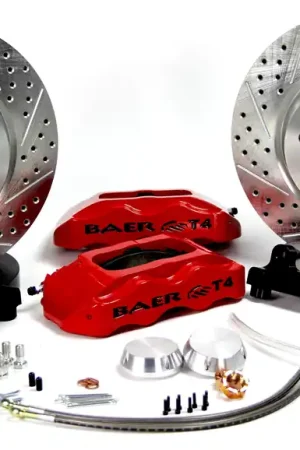 Baer Brakes 4261297B Baer Brakes 13" Track4 Front Brake Kit, Black, SDZ, Std. Studs Weekend Sale