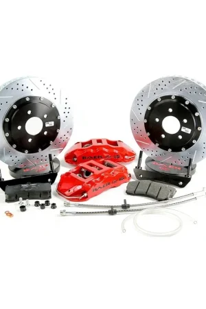 Crafted Baer Brakes 4261064R Baer Brakes 14" Extreme+ Front Brake Kit, Red, SDZ